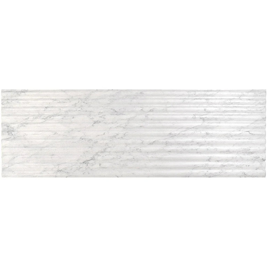 Fluted Marmi Marble Look Porcelain Tiles tile