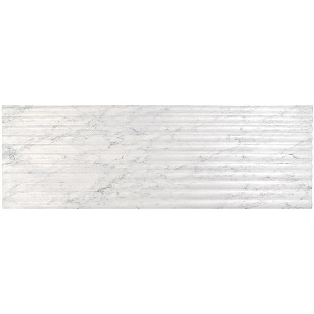 Fluted Marmi Marble Look Porcelain Tiles tile
