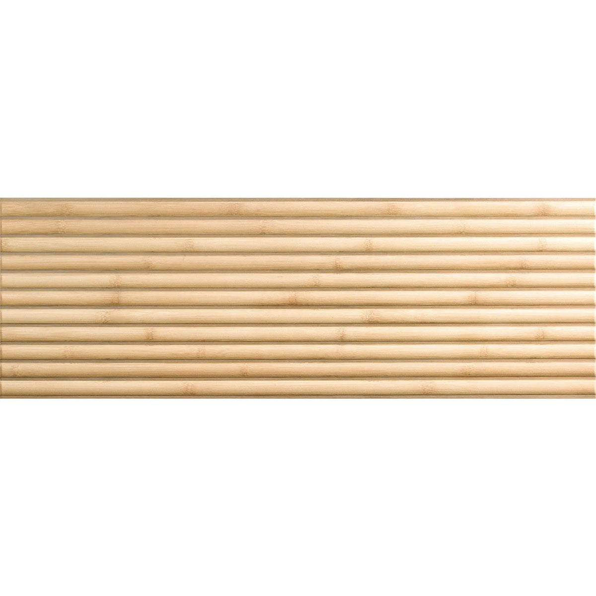 Fluted Bamboo Natural Marble Look Porcelain Tiles tile
