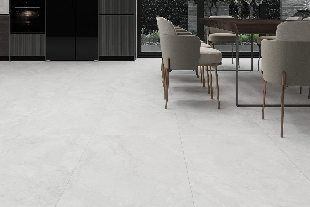 Roma Antica Foro Veincut 3D Porcelain Tiles in a room setting