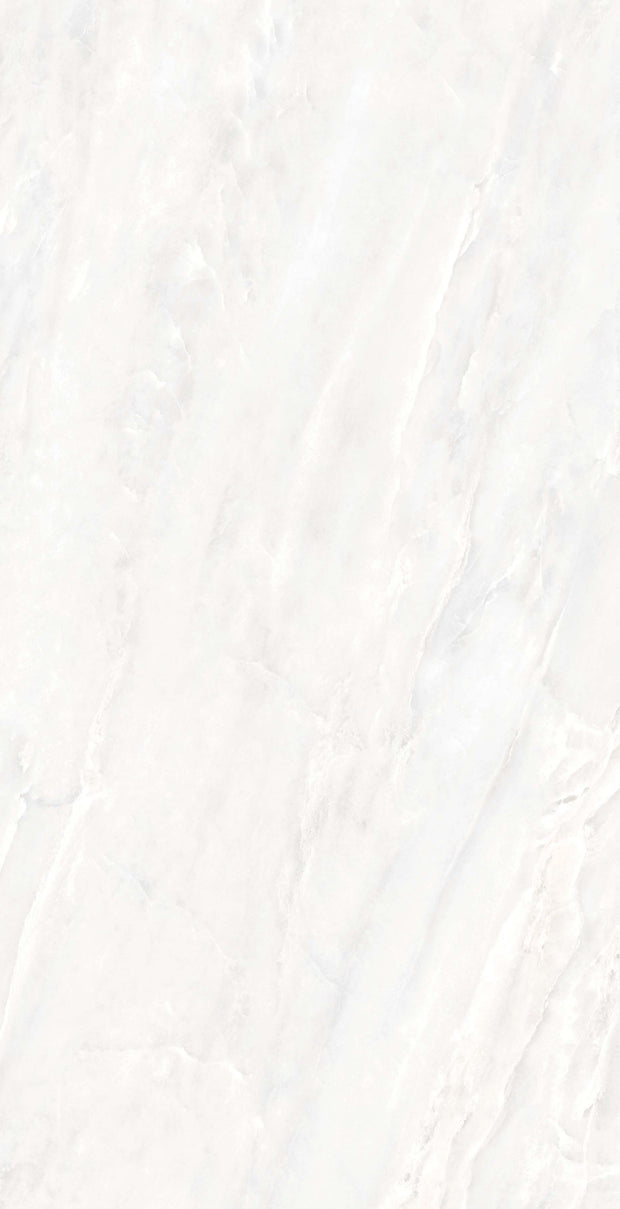 Euromarmo Pearl White Polished Marble Look Porcelain Tiles 600x1200mm tile