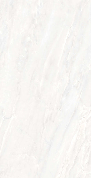 Euromarmo Pearl White Polished Marble Look Porcelain Tiles 600x1200 tile