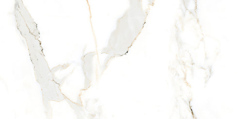 Euromarmo Calacatta Gold Marble Look Porcelain Tiles 300x600mm tile