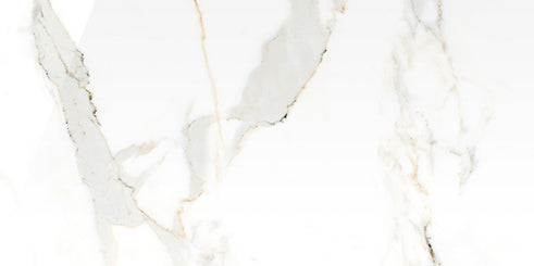 Euromarmo Calacatta Gold Marble Look Porcelain Tiles 300x600mm tile