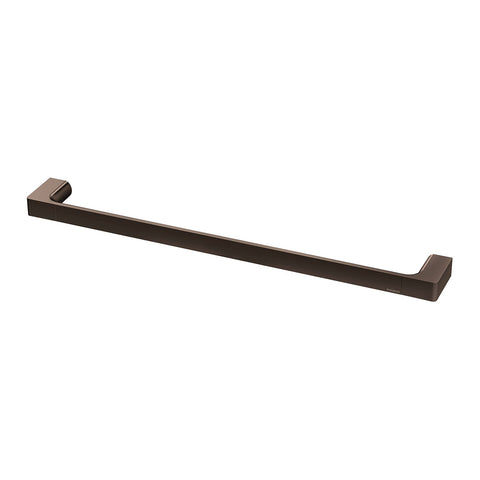 Phoenix Gloss Single Towel Rail 600mm in Brushed Bronze