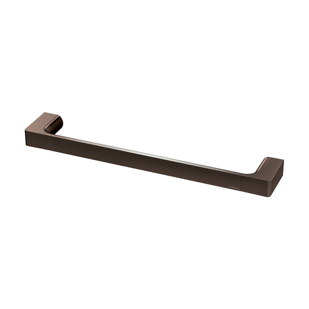 Phoenix Gloss Hand Towel Rail in Brushed Bronze