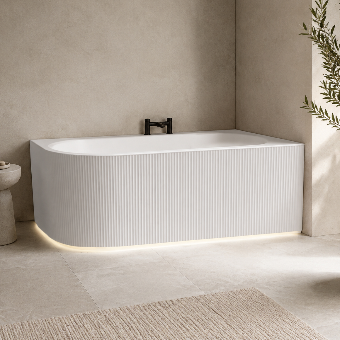 Genova Right Corner Bathtub