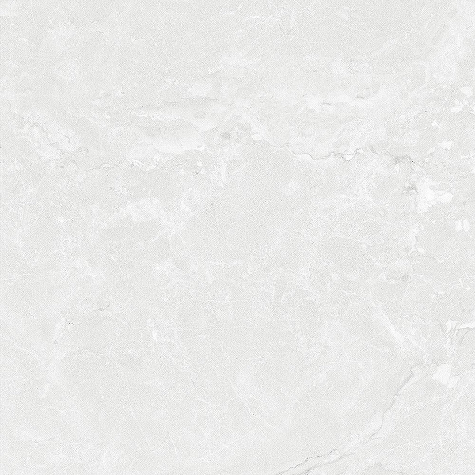 Girona White Gloss Wall Unrectified Marble Look Porcelain Tiles tile