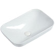 Goccia Semi Recess Drop In Ceramic Basin