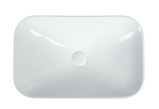 Goccia Semi Recess Drop In Ceramic Basin