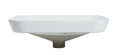 Goccia Semi Recess Drop In Ceramic Basin