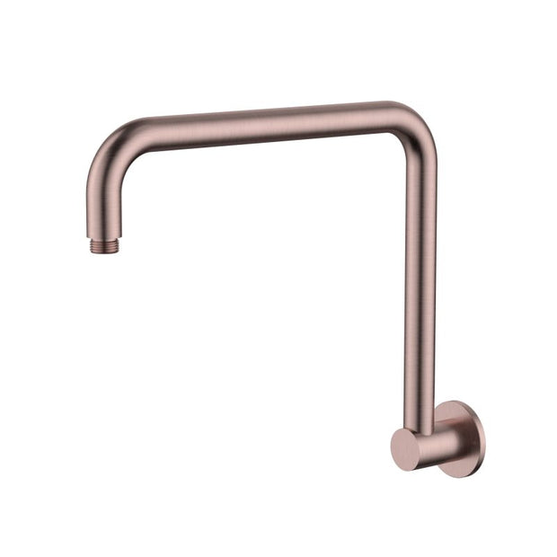 Round High Rise Shower Arm - dusk