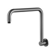 Round High Rise Shower Arm - gun-metal
