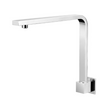 Square High Rise Shower Arm - chrome