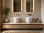 Pietra Bianca Halo Above Counter Basin