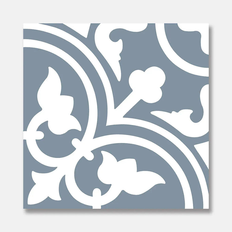 Heritage Aster Blue Porcelain Tiles tile