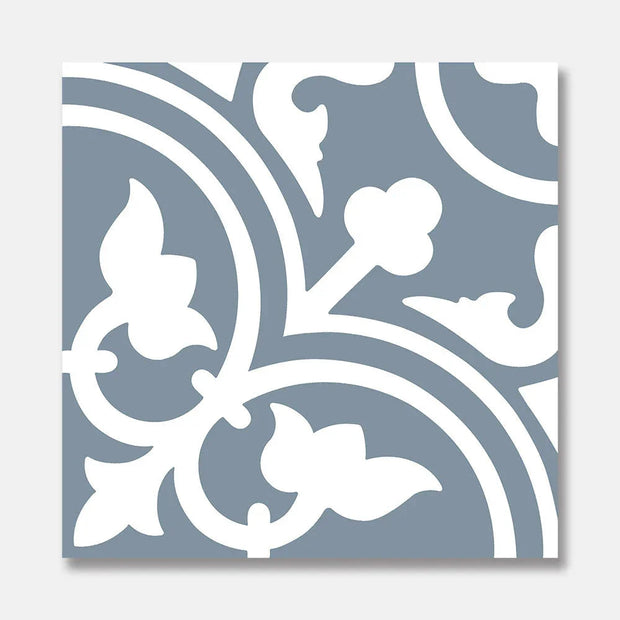 Heritage Aster Blue Porcelain Tiles tile