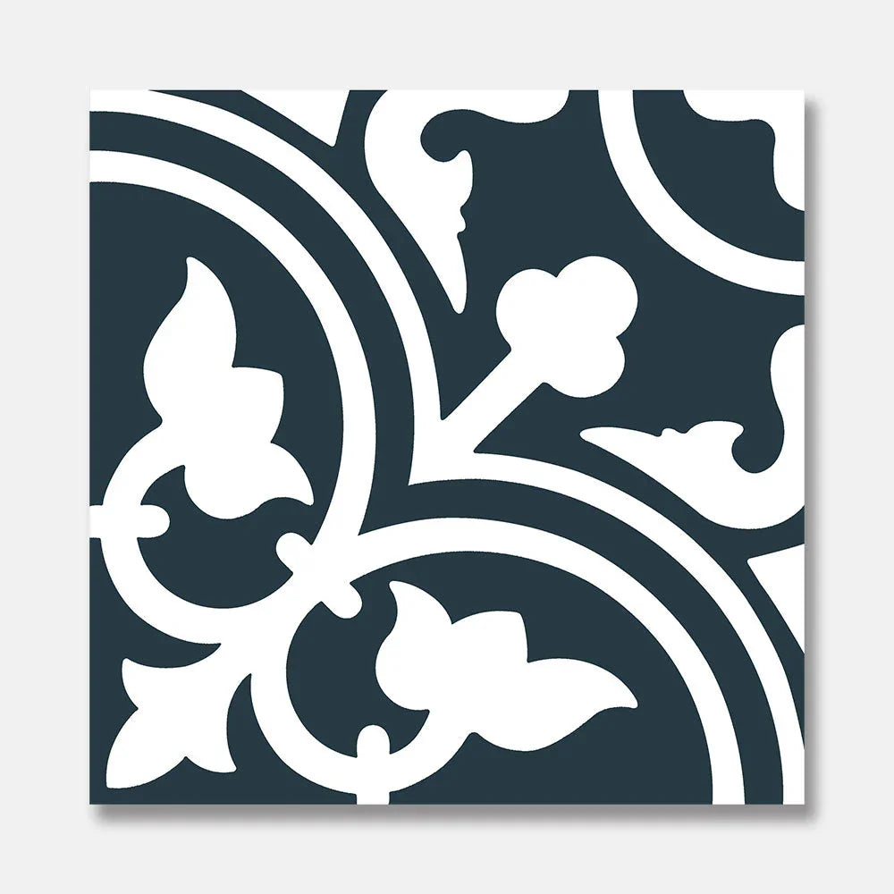 Heritage Aster Navy Porcelain Tiles tile