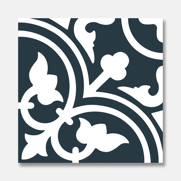 Heritage Aster Navy Porcelain Tiles tile