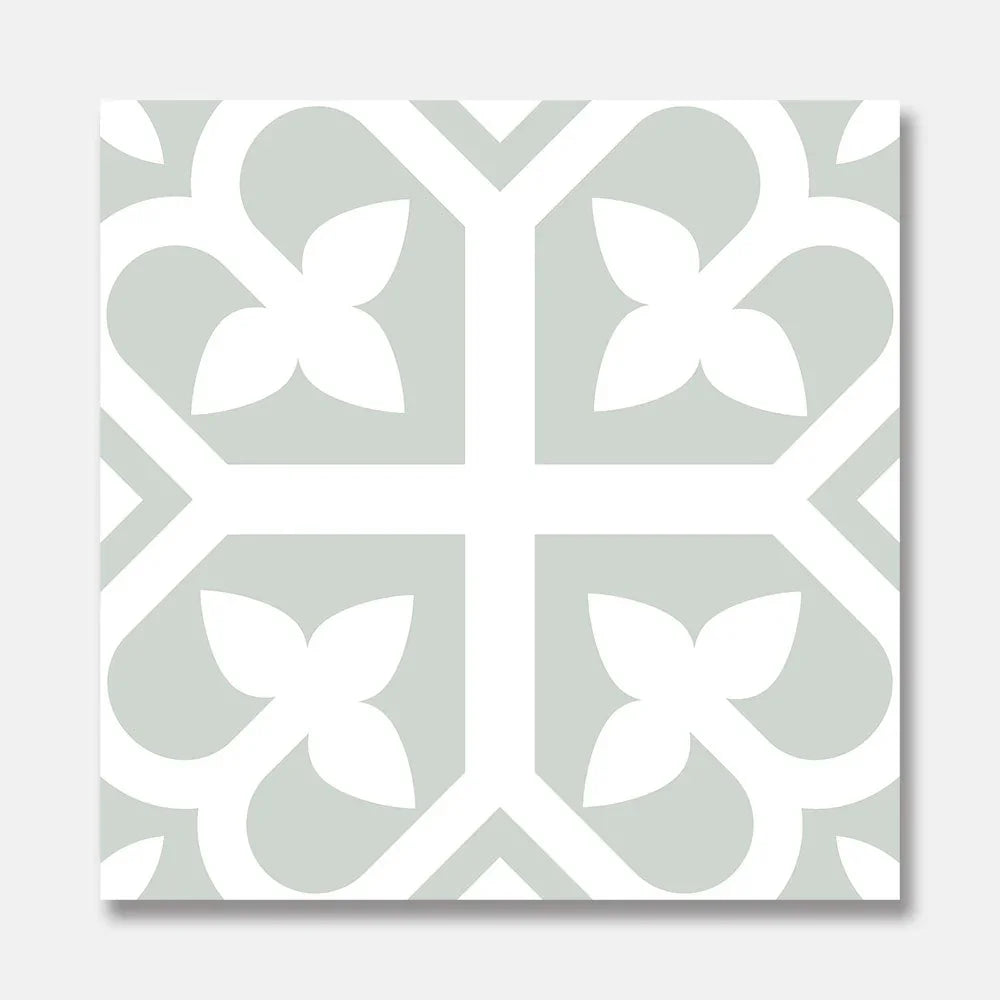 Heritage Green Porcelain Tiles in a room setting