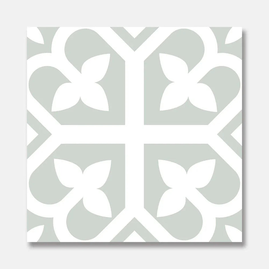 Heritage Green Porcelain Tiles in a room setting