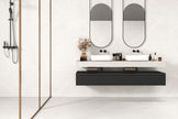 Skyline Horizon Stone Look Porcelain Tiles in a room setting