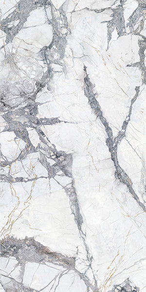 Aurora Invisible Grey Marble Look Porcelain Tiles 600x1200mm tile