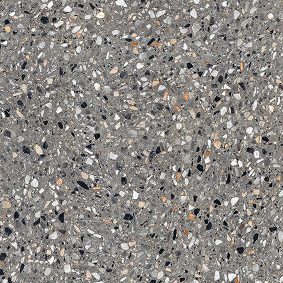 Medley Anthracite Terrazzo Look Porcelain Tiles tile