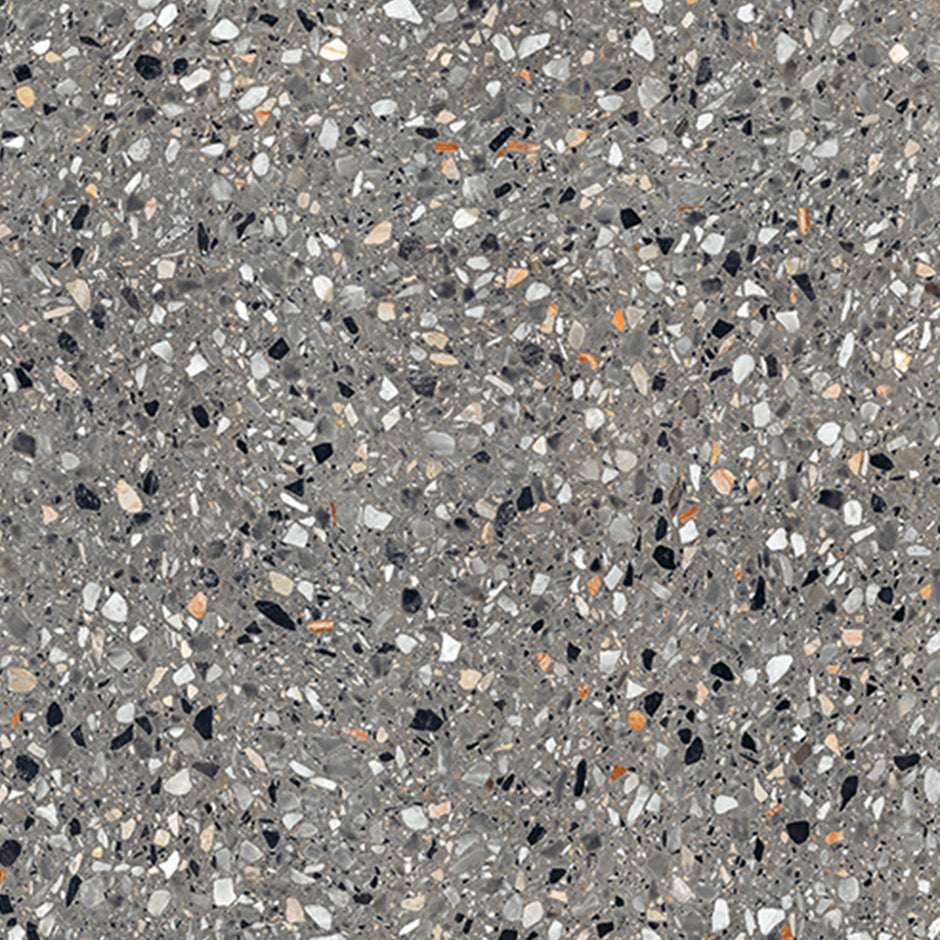 Medley Anthracite Terrazzo Look Porcelain Tiles tile
