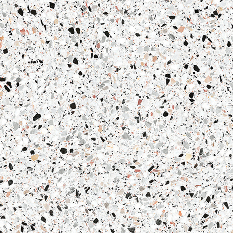 Medley White Terrazzo Look Porcelain Tiles tile
