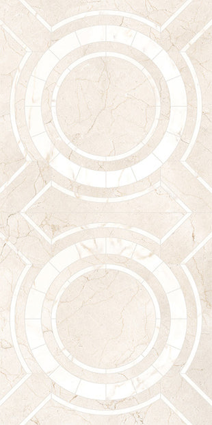 Marfil Art Decor Tile Creta Marble Look Porcelain Tiles tile