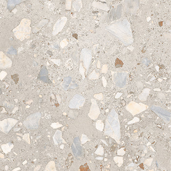 The Rocks Autumn Terrazzo Look Porcelain Tiles 600x600mm tile