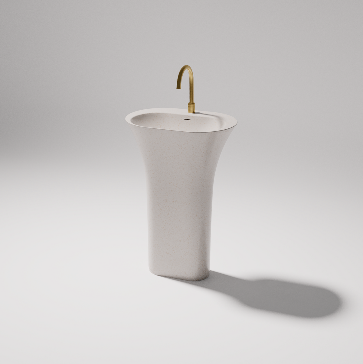 Iceland Freestanding Pedestal Basin