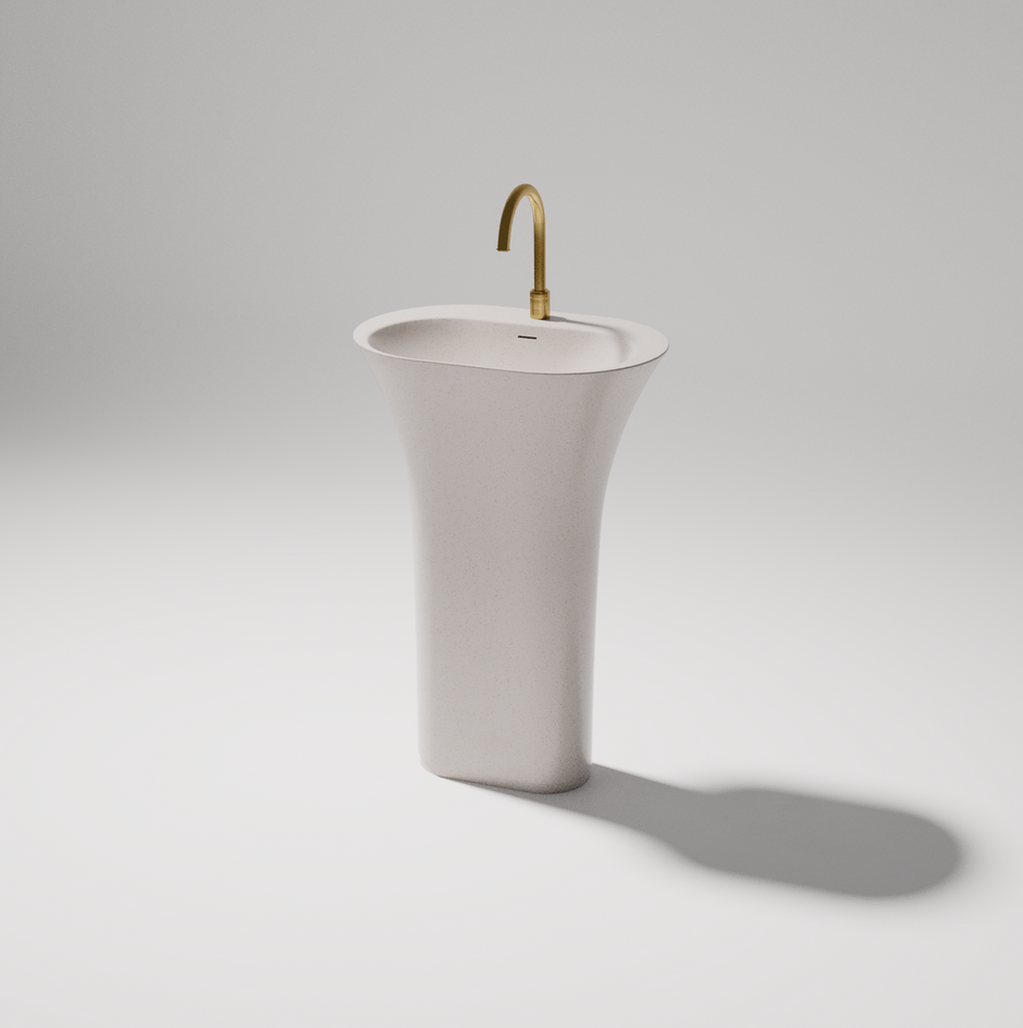 Iceland Freestanding Pedestal Basin