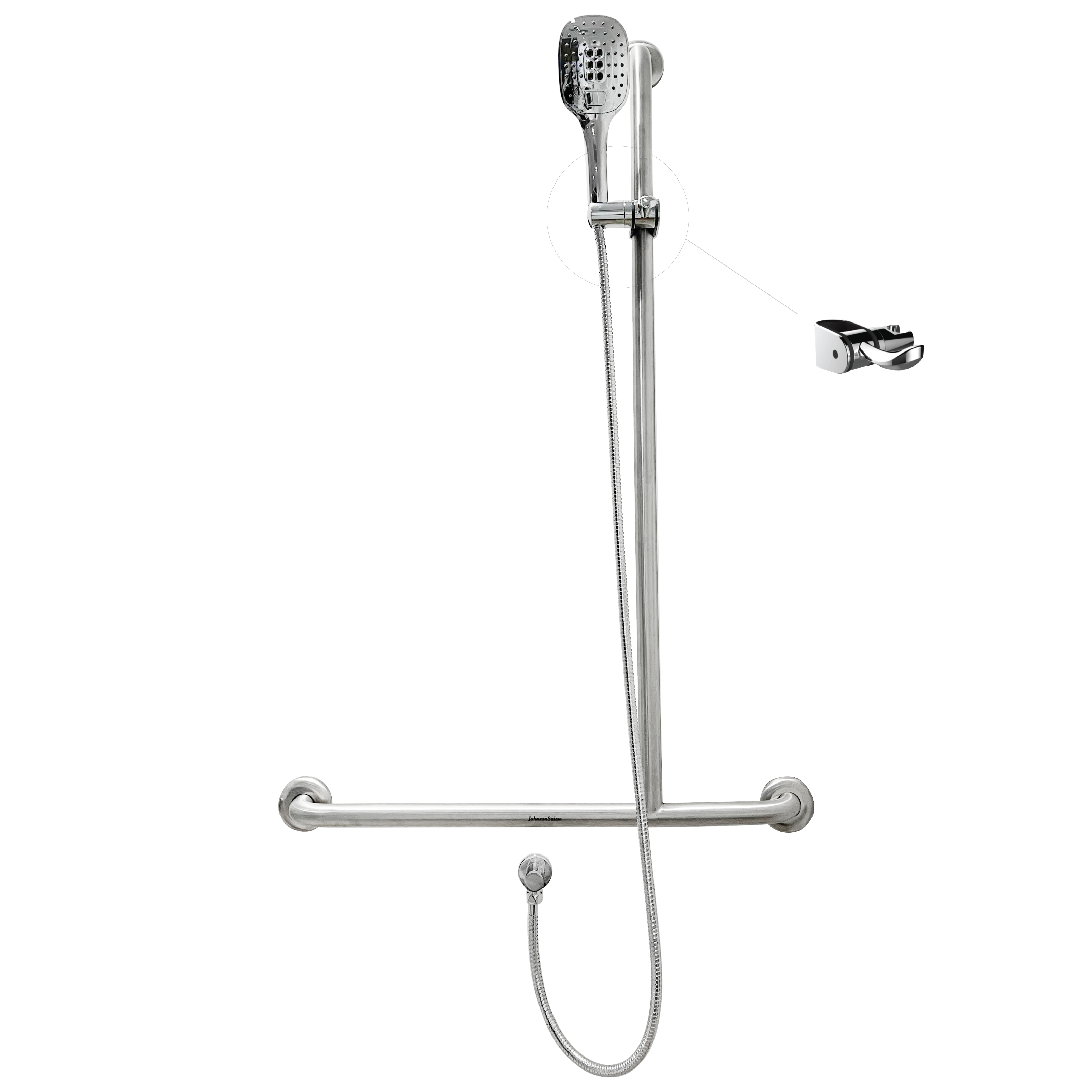 Life Assist 3 Function Grab Rail Shower Set Left Hand