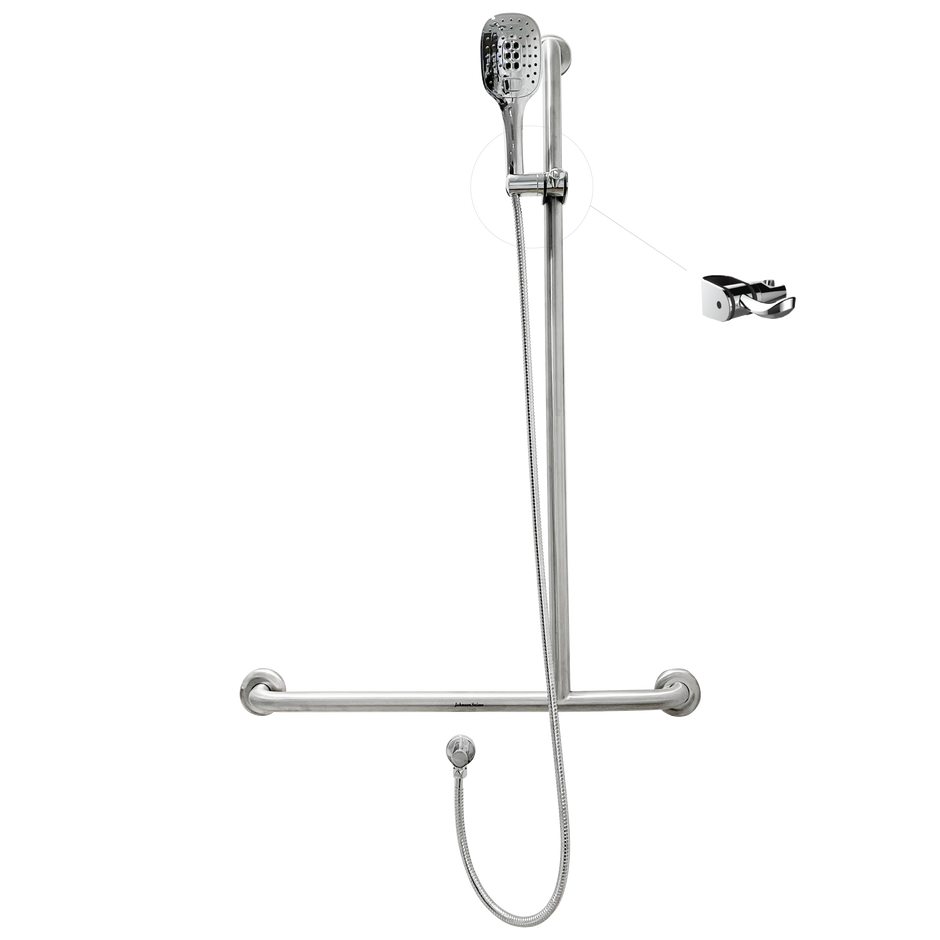Life Assist 3 Function Grab Rail Shower Set Left Hand