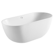 Johnson Suisse Venezia 1680 Freestanding Bath Matte White