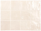 Iris Ivory Pearlescent Wall Tiles in a room setting