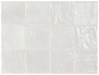 Iris Platinum Pearlescence Pearlescent Wall Tiles in a room setting