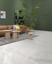 Joyce Bianco Porcelain Tiles in a room setting