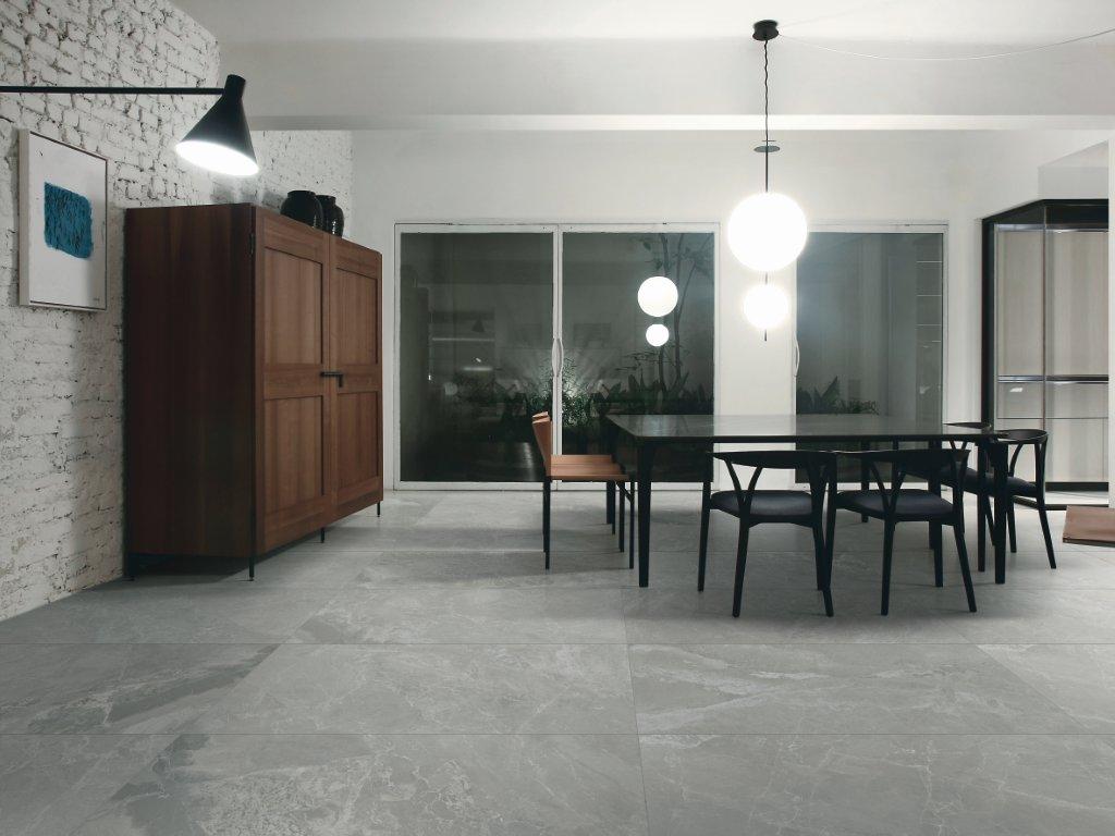 Joyce Tortora Porcelain Tiles in a room setting