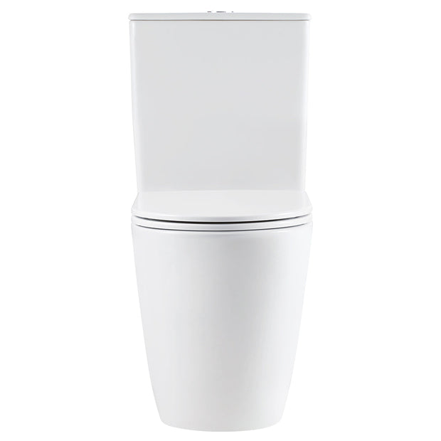 Koko Gloss Tornado Slim Cistern Back-to-Wall Toilet Suite, with Slim Seat