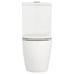 Koko Tornado Flush Back-to-Wall Toilet Suite, Gloss White with Slim Seat