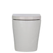 Koko Tornado Flush Wall-Faced Toilet Suite, Gloss White