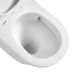 Koko Tornado Flush Wall-Faced Toilet Suite, Gloss White