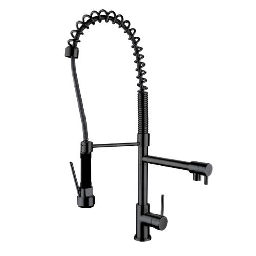 Halo Spring Multi-Function Kitchen Mixer - matte-black