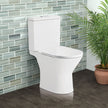 Chica Close-Coupled Toilet Suite, Gloss White with Slim Seat