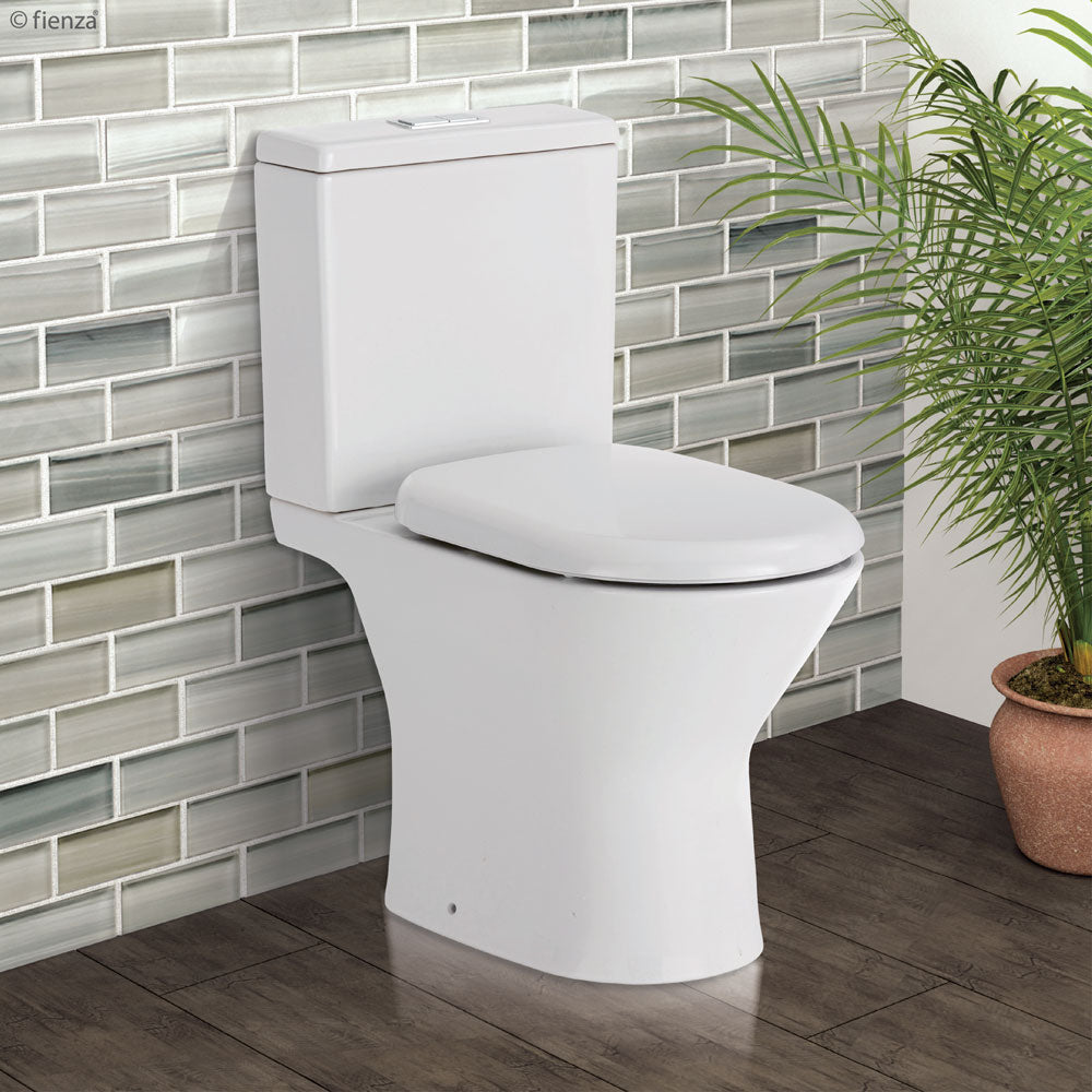 Chica Close-Coupled Toilet Suite, Gloss White