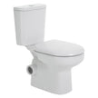 Petra Close-Coupled Toilet Suite, Left Skew Trap, Gloss White
