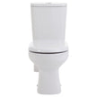 Petra Close-Coupled Toilet Suite, Left Skew Trap, Gloss White